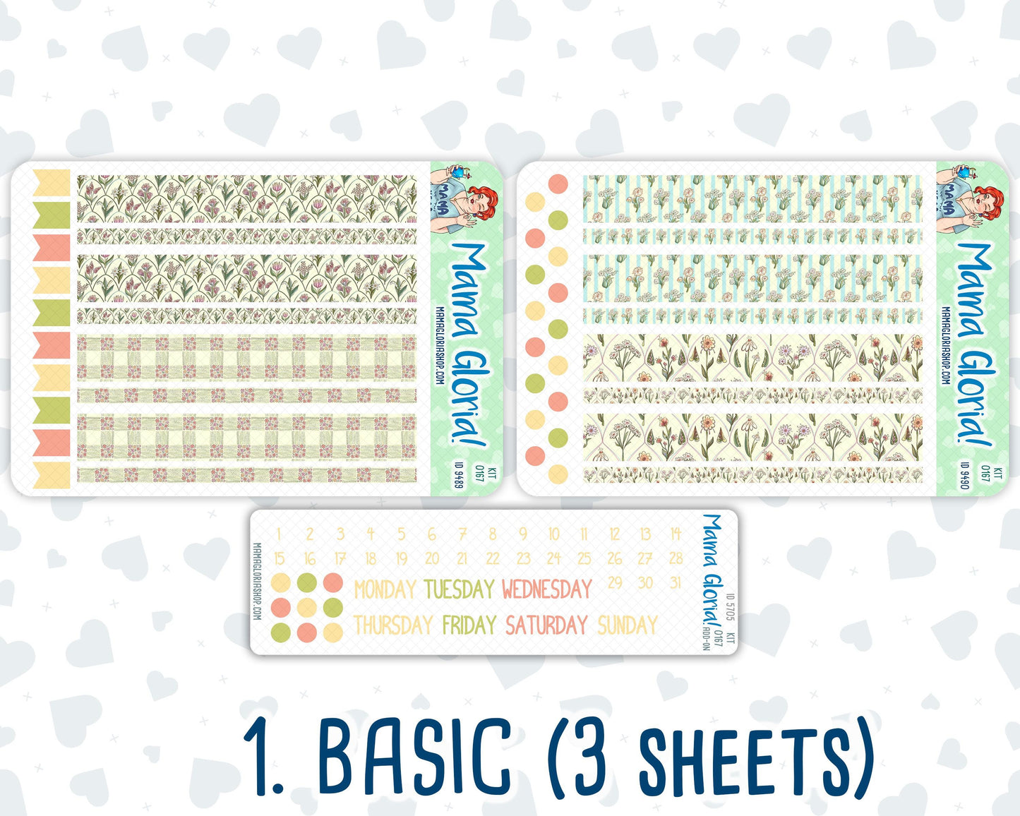 Kit 0167 - A5 Daily Duo - Picnic - Planner