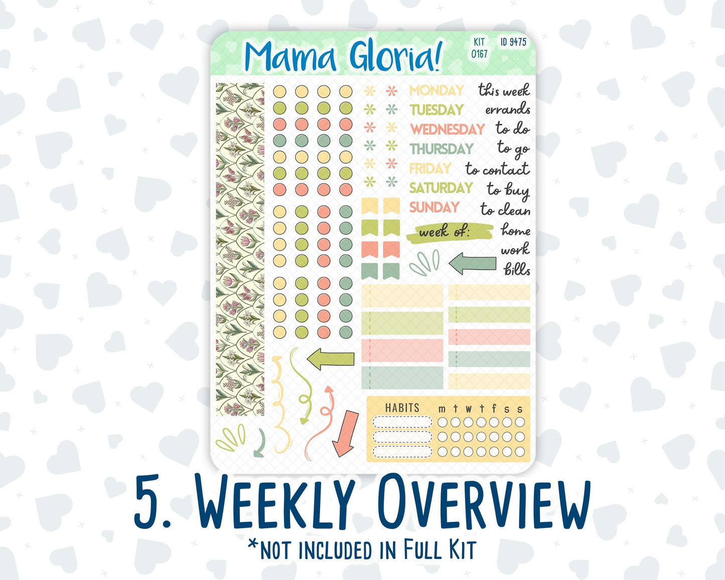 Kit 0167 - A5 Daily Duo - Picnic - Planner
