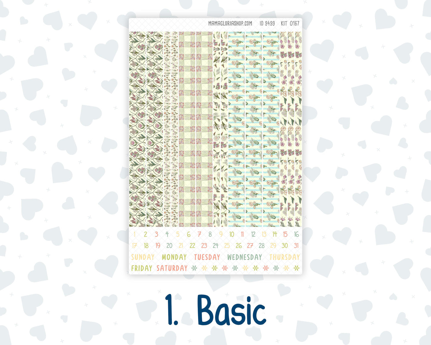 Kit 0167 - 7x9 Plum Paper Daily - Picnic - Planner