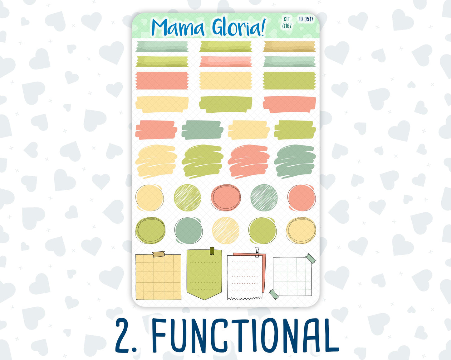 Kit 0167 - Picnic- Journaling Kit - For Planner - Notebook - Journal