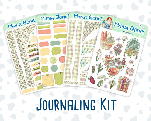 Kit 0167 - Picnic- Journaling Kit - For Planner - Notebook - Journal