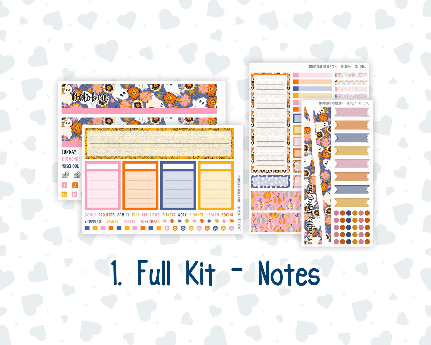 Kit 0190 Laurel Denise Portrait – Monthly - Halloween Spooktacular - October - Fall