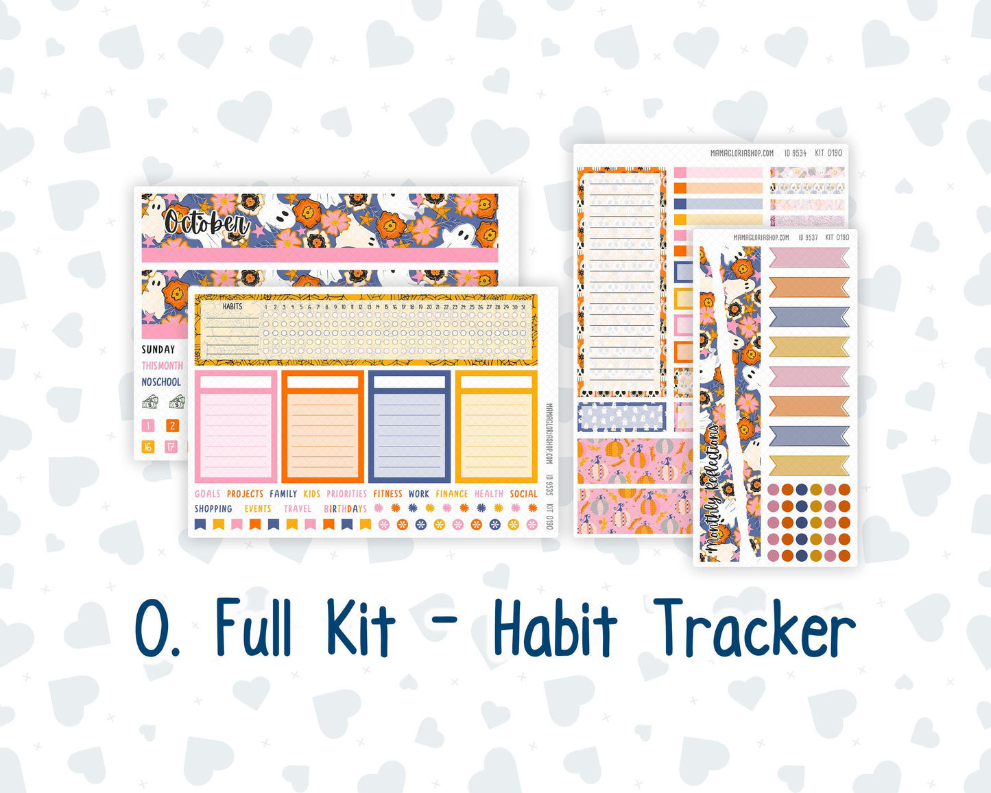 Kit 0190 Laurel Denise Portrait – Monthly - Halloween Spooktacular - October - Fall
