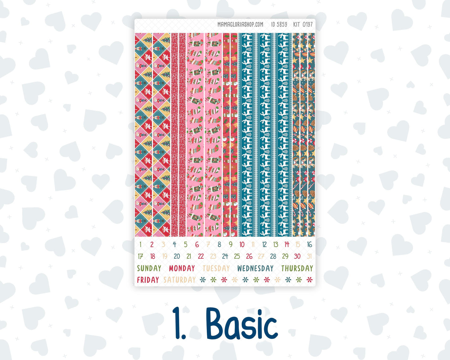 Kit 0197 - 7x9 Plum Paper Daily - Nutcracker Magic - Planner - December - Christmas