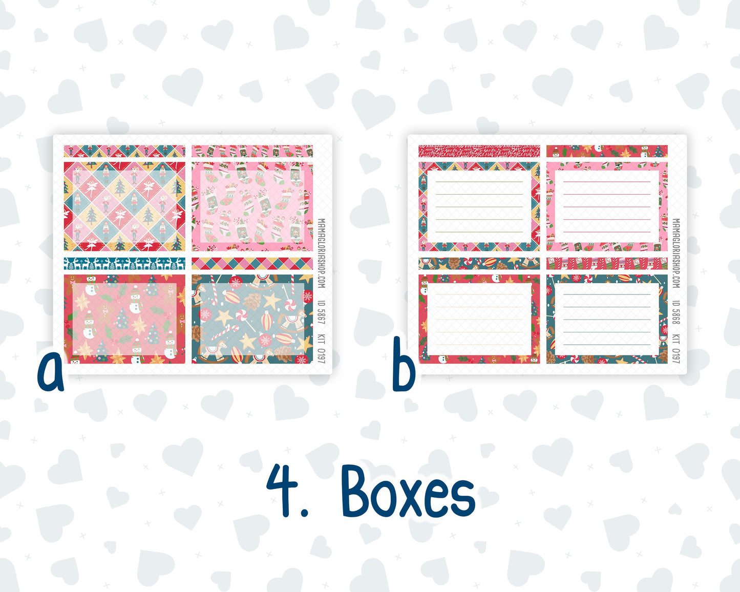 Kit 0197 A5 Plum Paper Daily - Nutcracker Magic - Planner -December - Christmas