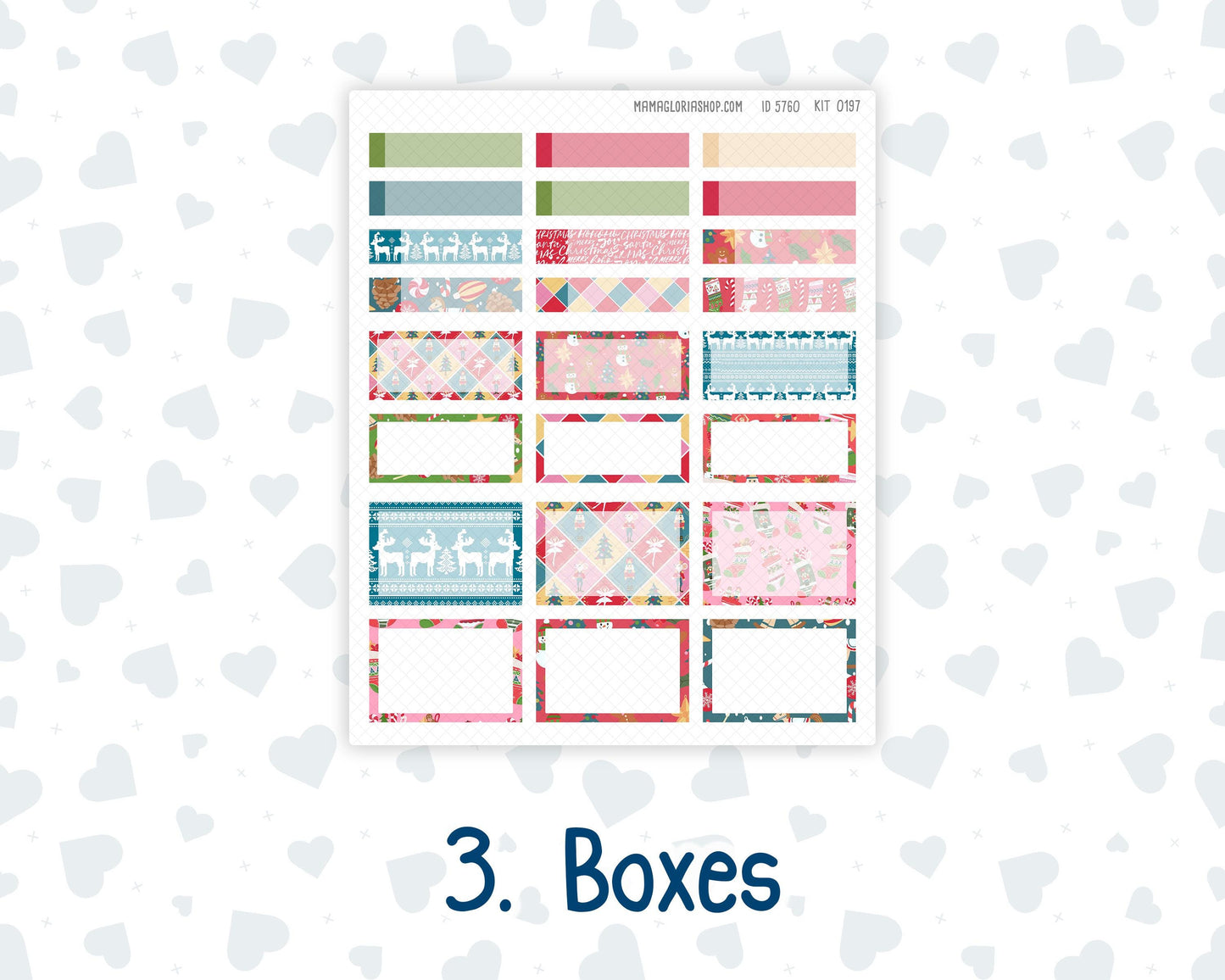 EC 8.5x11 Monthly - Kit 0197- Nutcracker Magic - December - Christmas - For Erin Condren Planners
