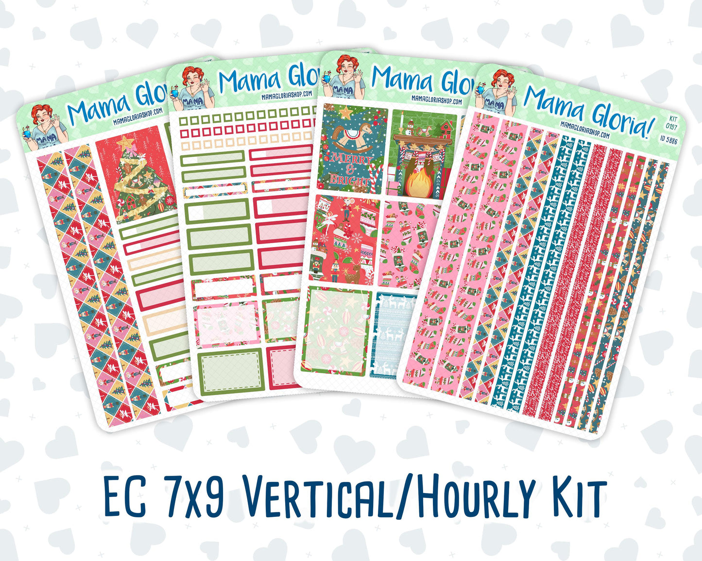 Kit 0197- 7x9 - Nutcracker Magic - December - Christmas - Weekly Kit For Planners