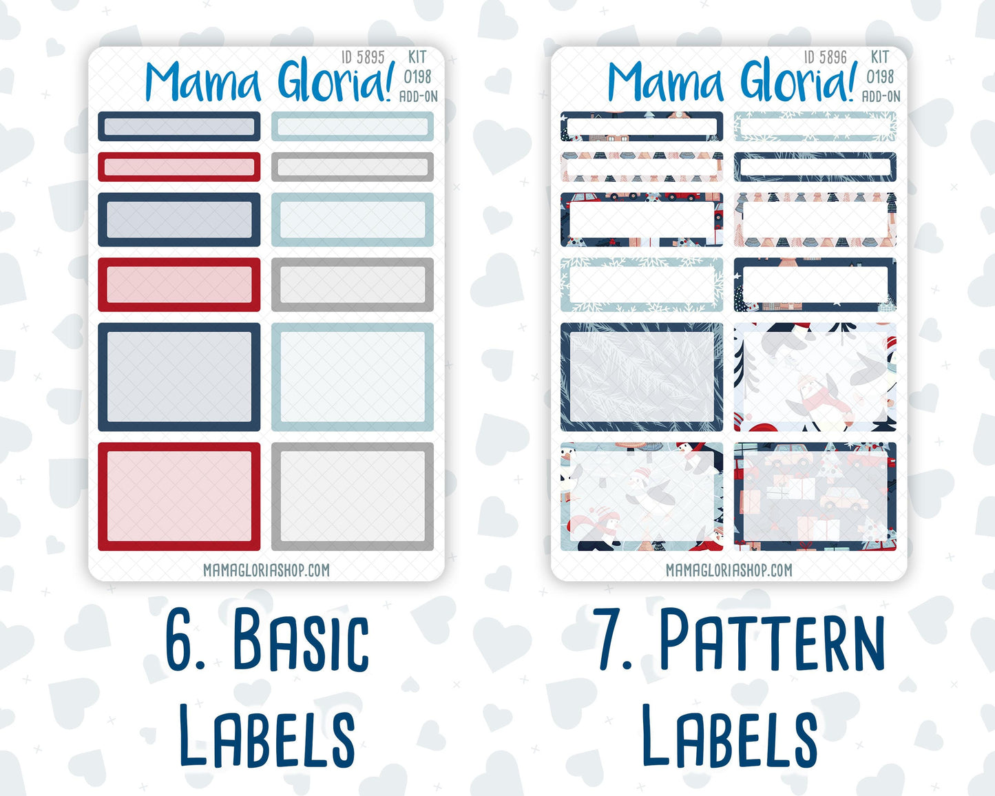 Kit 0198 Add Ons - Holiday Village - December - Christmas - Planner Stickers - Kit 2024