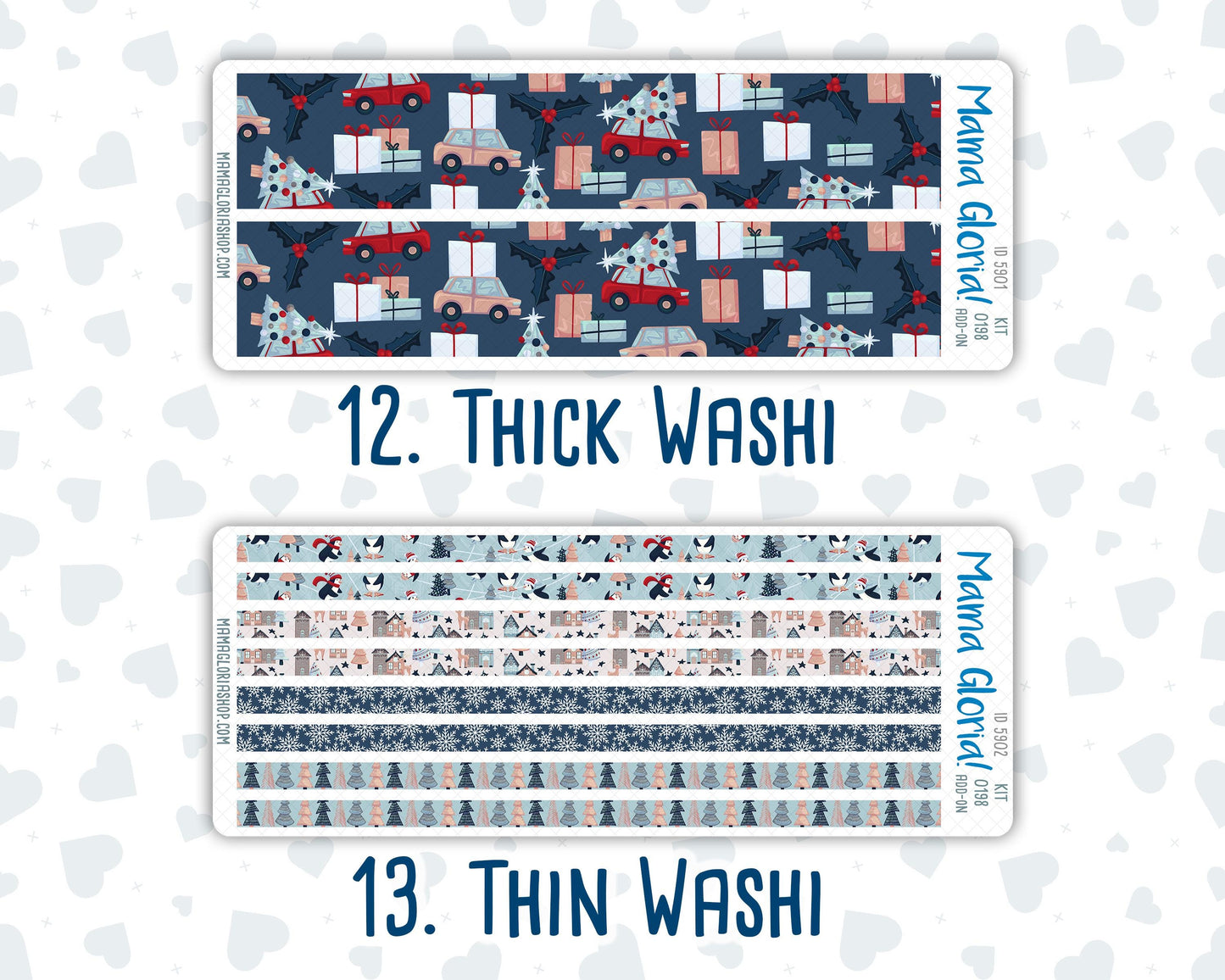 Kit 0198 Add Ons - Holiday Village - December - Christmas - Planner Stickers - Kit 2024