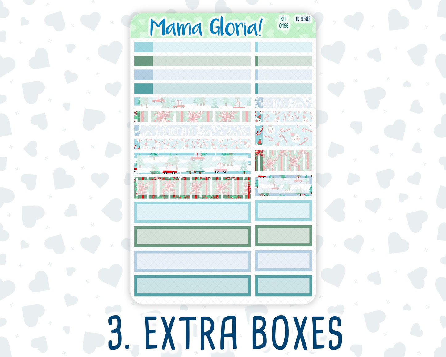 Kit 0196 - 7x9 Compact Vertical - Winter Warmth - Weekly - December - Christmas
