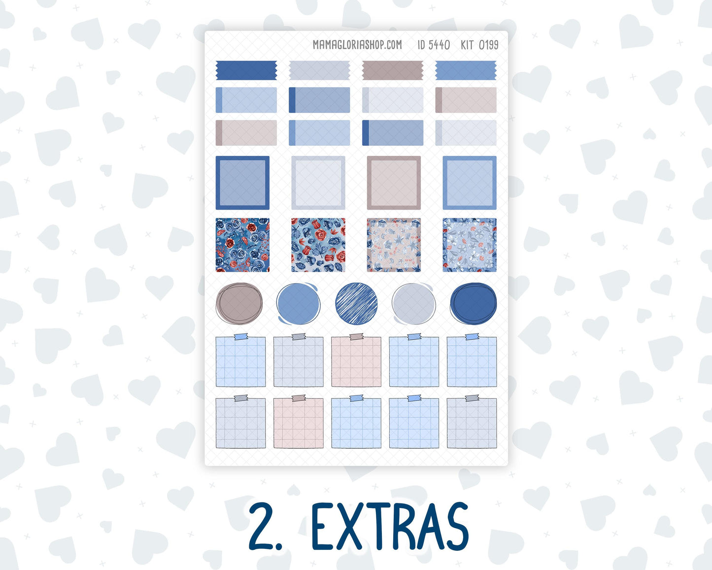 Kit 0199 Hobonichi Weeks – Weekly Kit - Icy Blossoms - December - Christmas