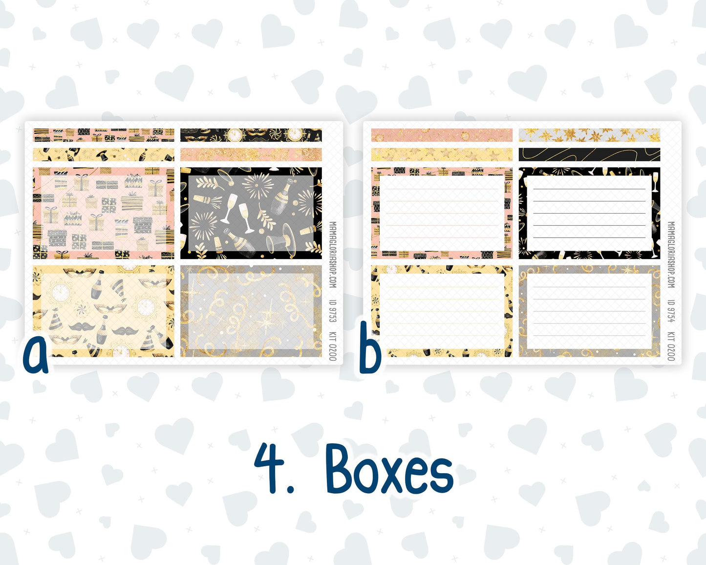 Kit 0200- 7x9 Plum Paper Daily - Golden Hour - Planner - January - New Year