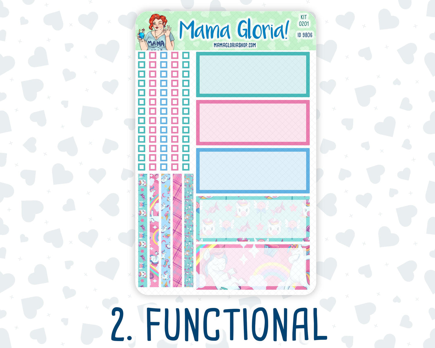 Kit 0201 - 7x9 Daily Duo - Dream Big - January - Planner