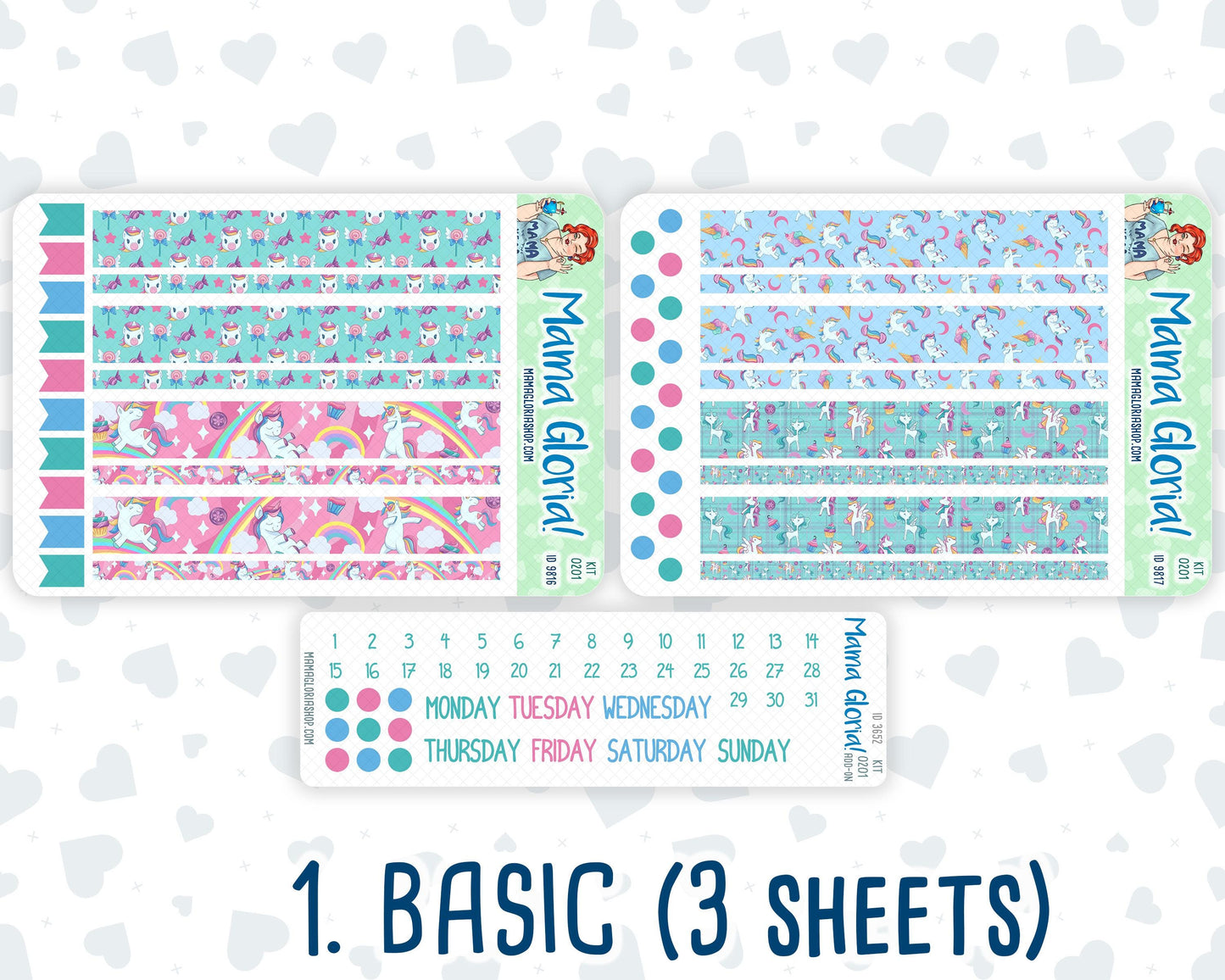 Kit 0201- A5 Daily Duo - Dream Big - January -Planner