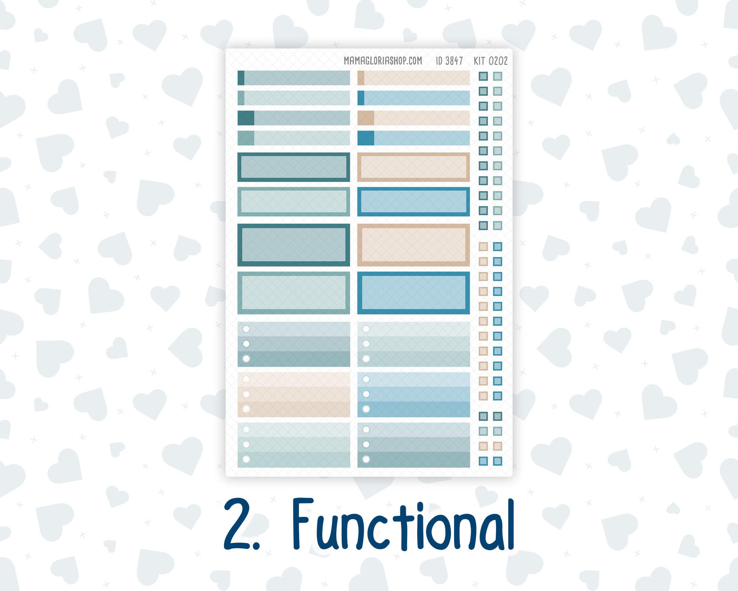 Kit 0202- 7x9 Plum Paper Vertical Priorities - Folky Forest - January