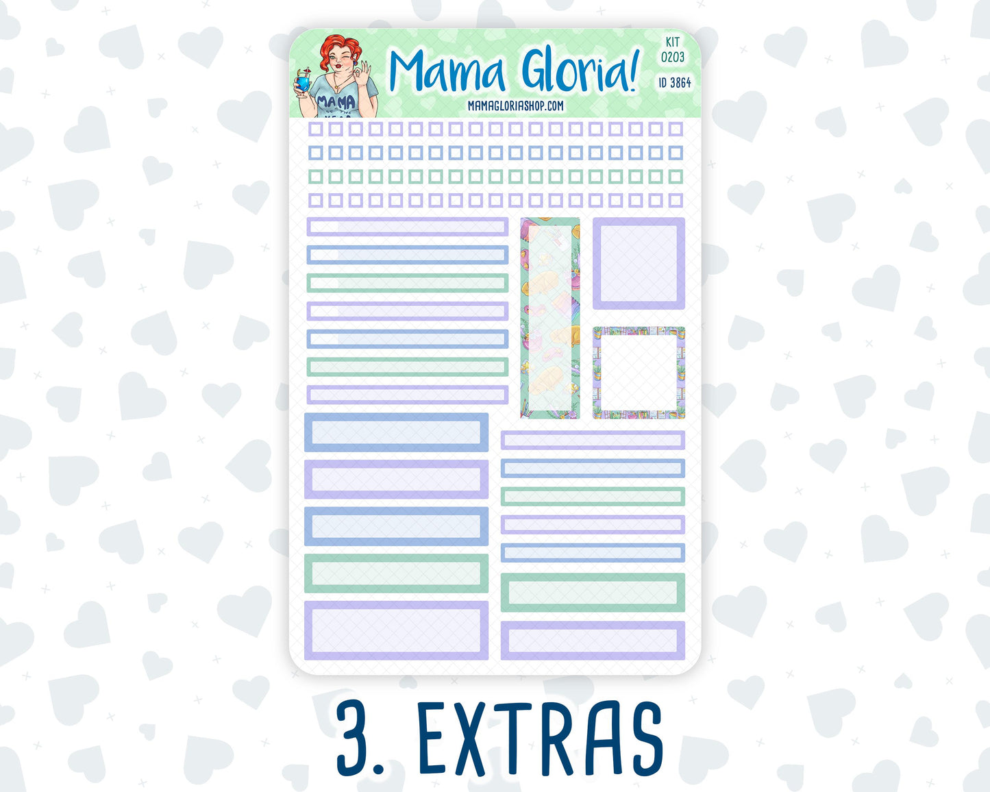 Kit 0203 - A5 Daily Duo - Self-Care - January -Planner