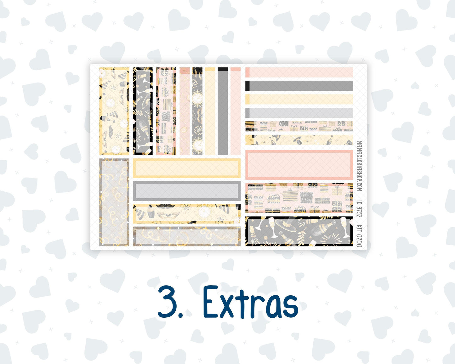 Kit 0200- 7x9 Plum Paper Daily - Golden Hour - Planner - January - New Year