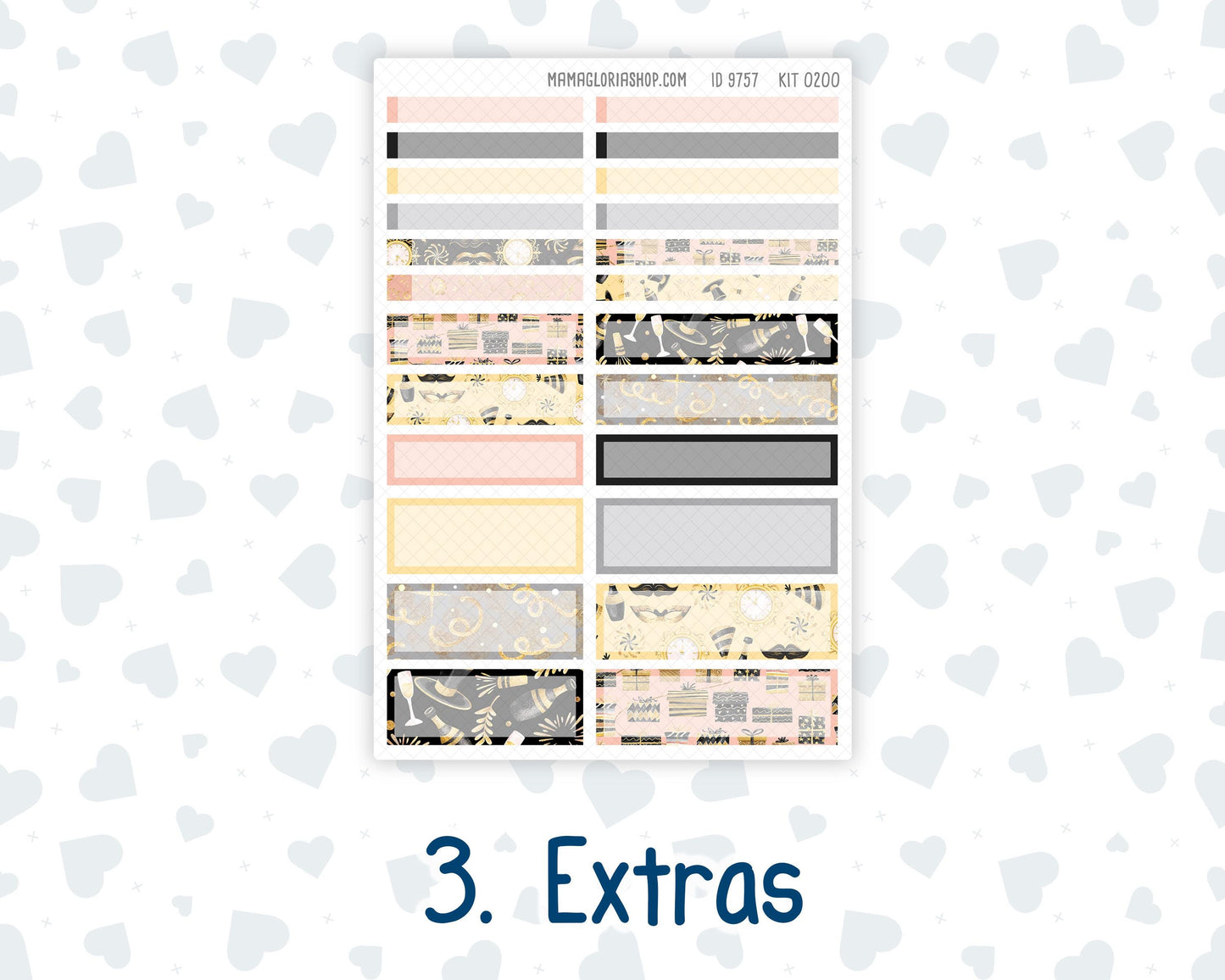 Kit 0200 A5 Plum Paper Daily - Golden Hour - Planner -January - New Year
