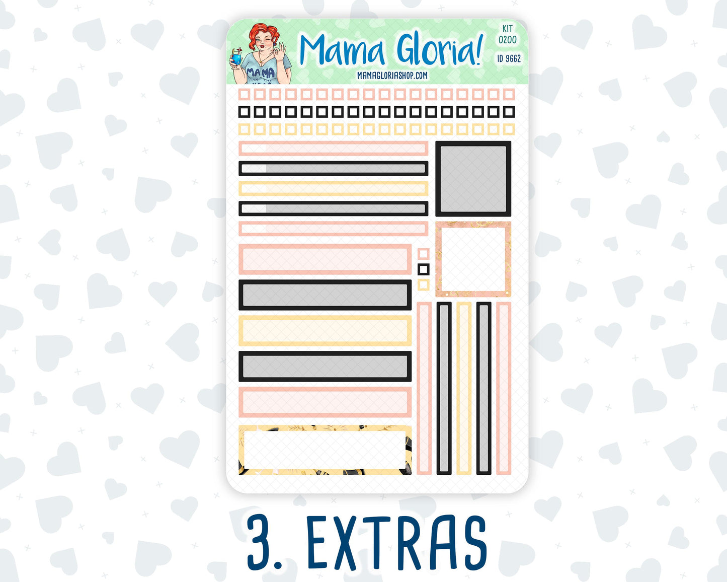 Kit 0200 - 7x9 Daily Duo - Golden Hour -January - New Year - Planner