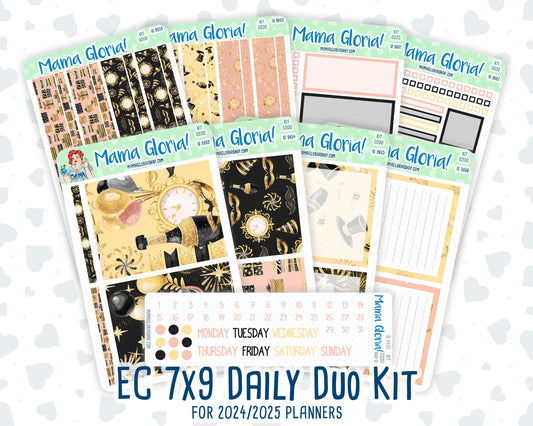 Kit 0200 - 7x9 Daily Duo - Golden Hour -January - New Year - Planner