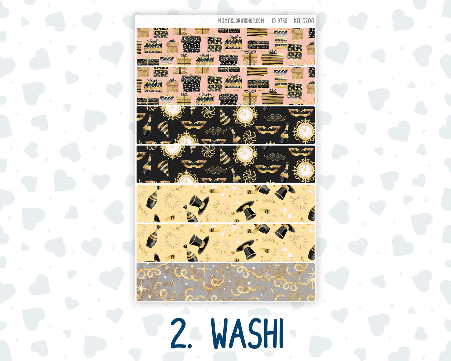 Kit 0200 Hobonichi Cousin – Daily Kit - Golden Hour - January - New Year