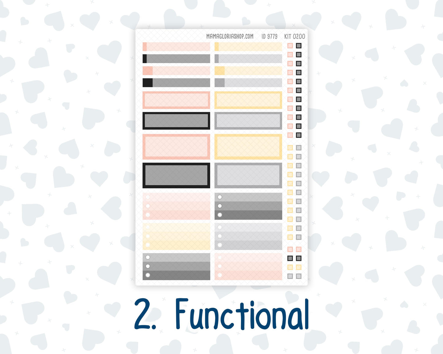 Kit 0200 - 7x9 Plum Paper Vertical Priorities - Golden Hour - January - New Year