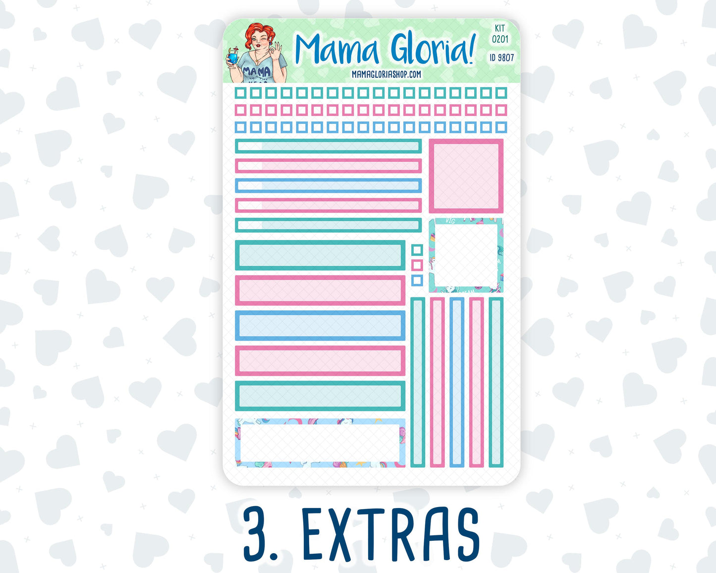 Kit 0201 - 7x9 Daily Duo - Dream Big - January - Planner