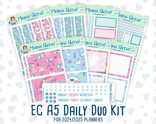 Kit 0201- A5 Daily Duo - Dream Big - January -Planner