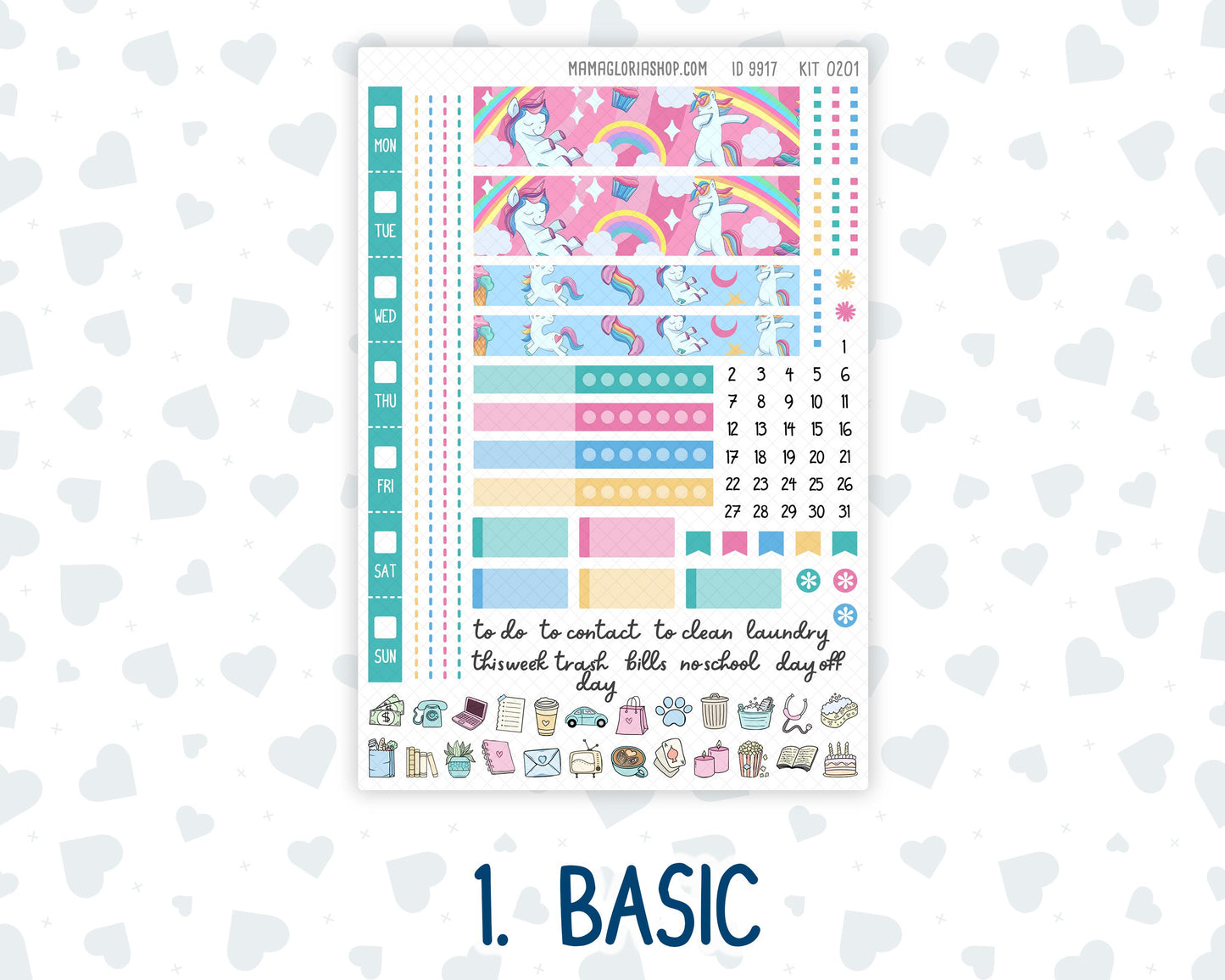 Kit 0201 Hobonichi Weeks – Weekly Kit - Dream Big - January