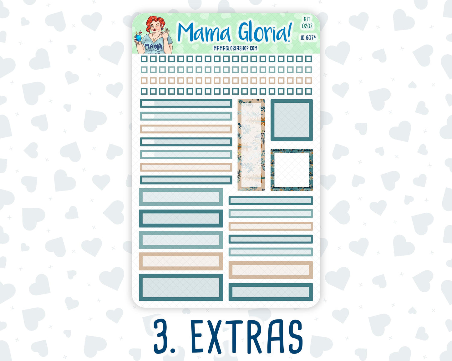 Kit 0202- A5 Daily Duo - Folky Forest - January -Planner