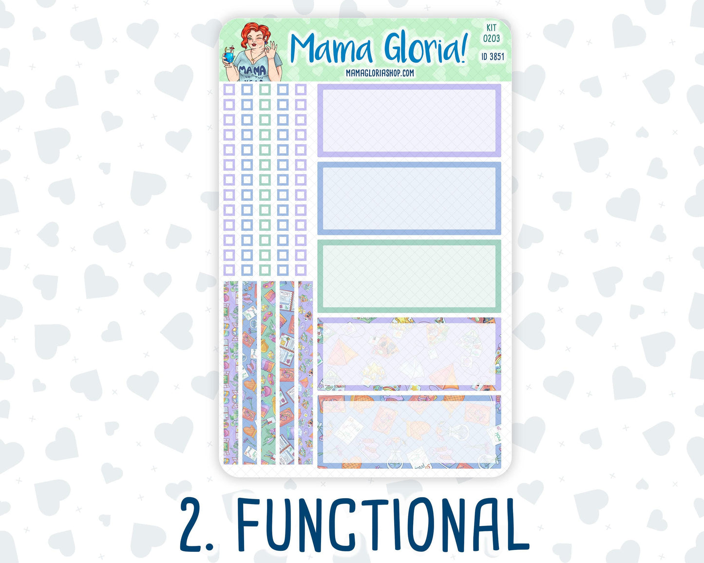 Kit 0203 - 7x9 Daily Duo - Self-Care - January - Planner