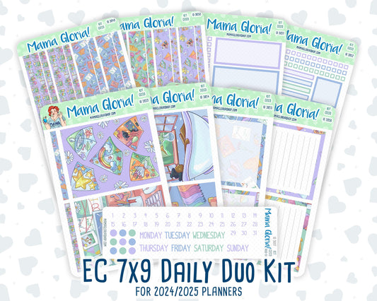 Kit 0203 - 7x9 Daily Duo - Self-Care - January - Planner