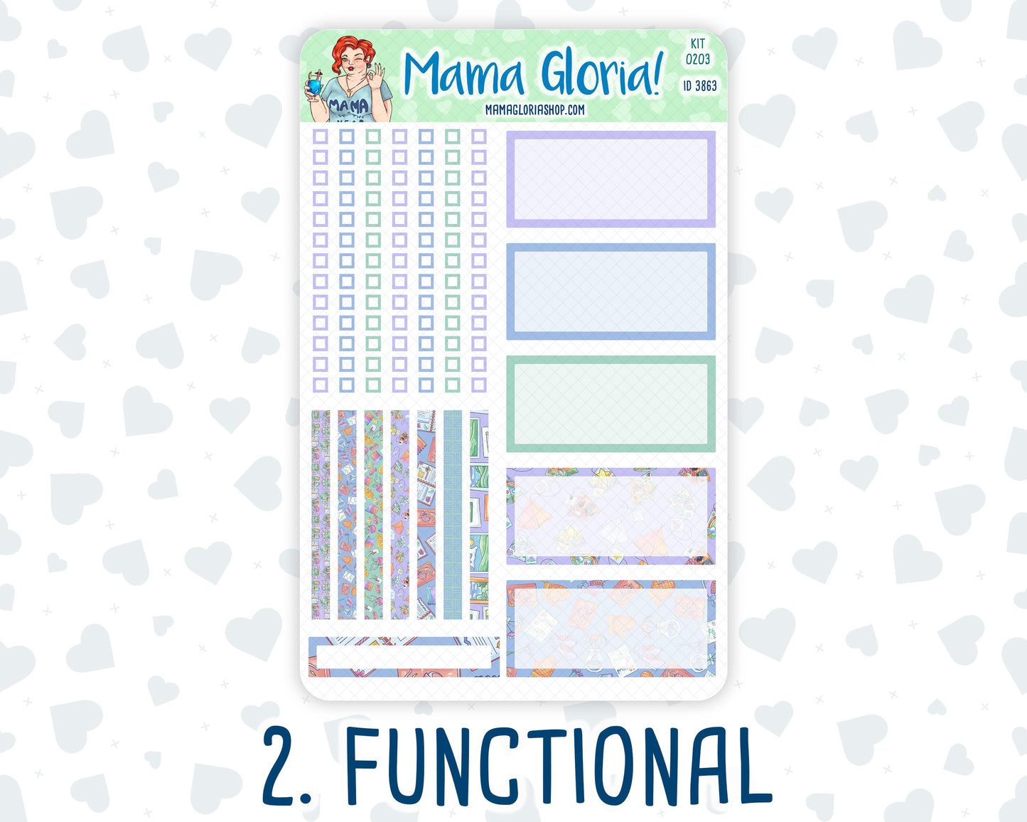 Kit 0203 - A5 Daily Duo - Self-Care - January -Planner