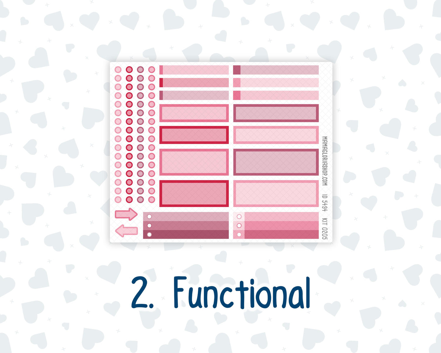 Kit 0205 A5 Plum Paper Daily - Dancer's Heart - Planner -February