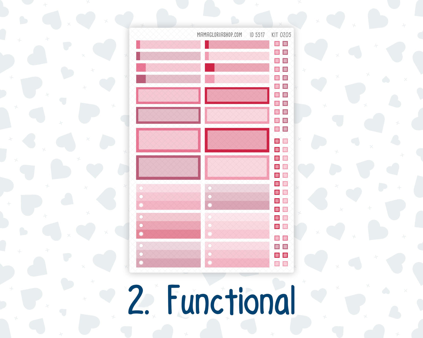 Kit 0205- 7x9 Plum Paper Vertical Priorities - Dancer's Heart - February