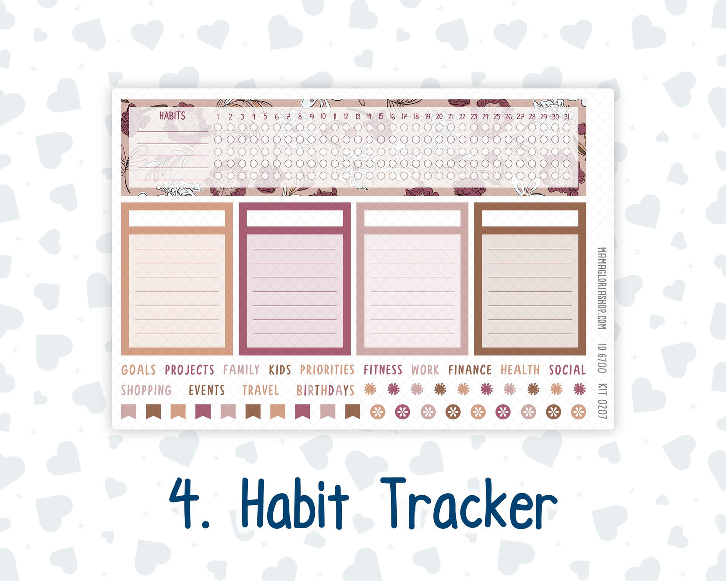 Kit 0207 Laurel Denise Portrait – Monthly - Wild Love - February
