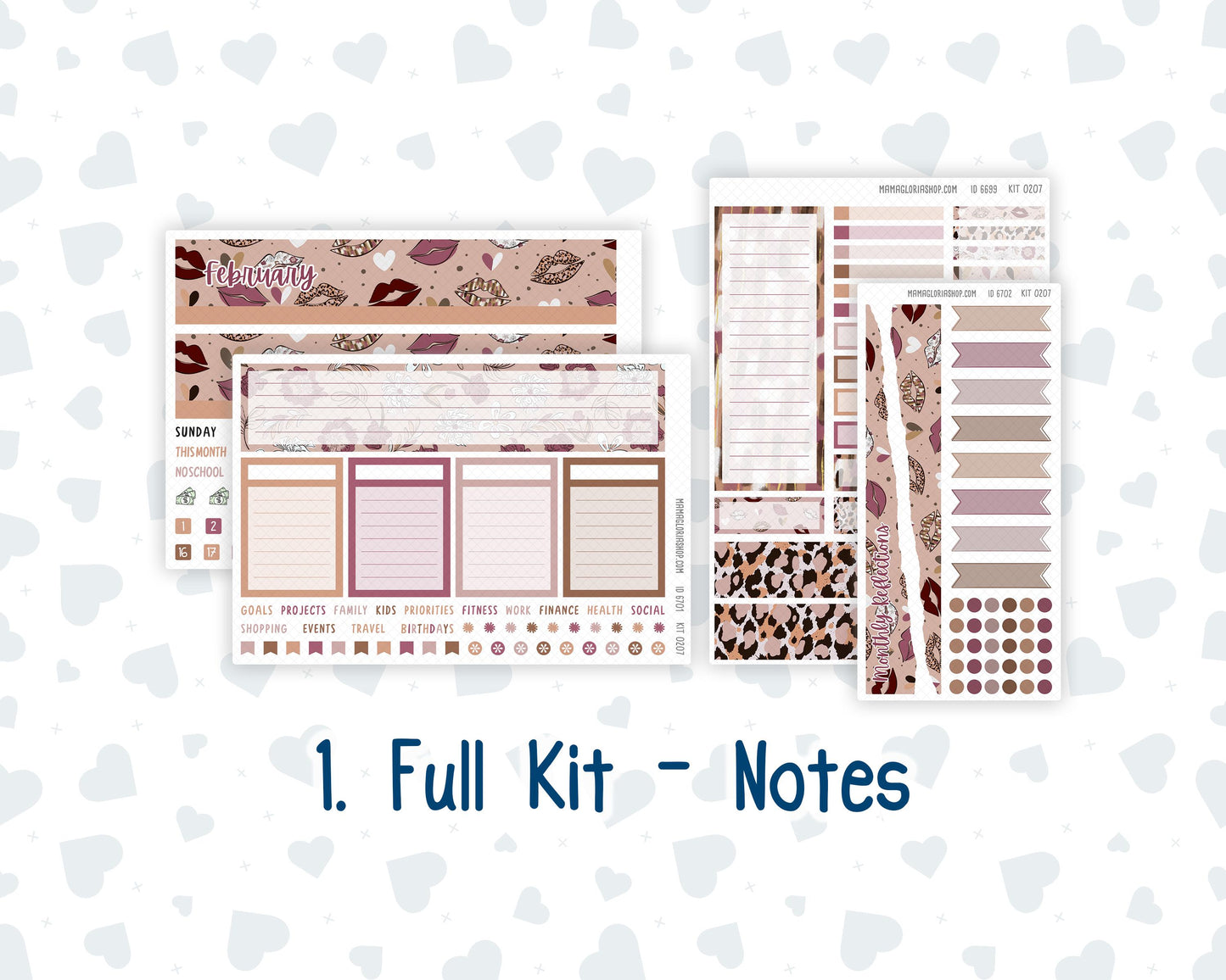 Kit 0207 Laurel Denise Portrait – Monthly - Wild Love - February