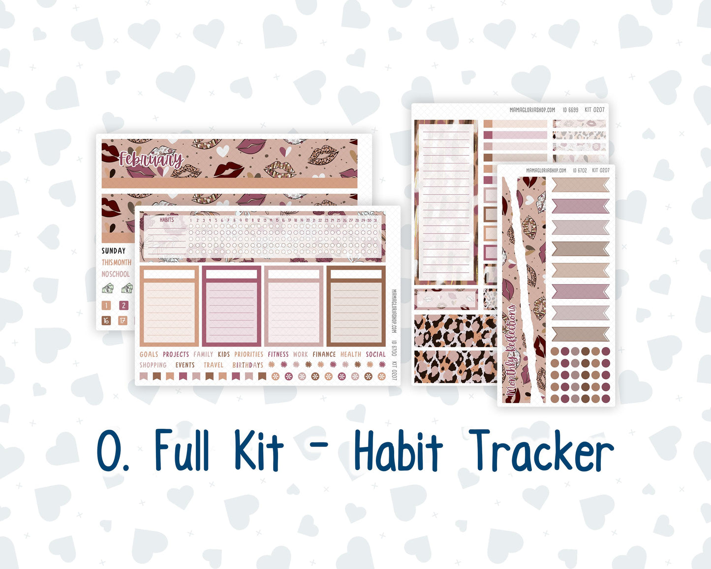 Kit 0207 Laurel Denise Portrait – Monthly - Wild Love - February