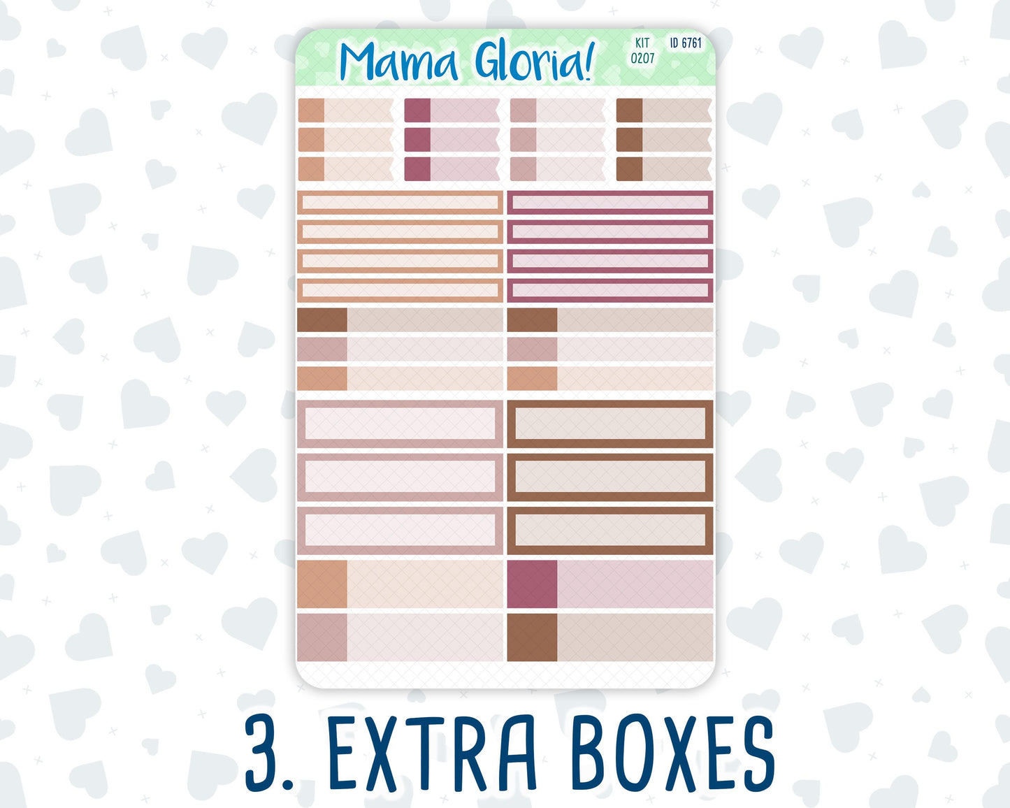 Kit 0207 - A5 Compact Vertical - Wild Love - Weekly - February