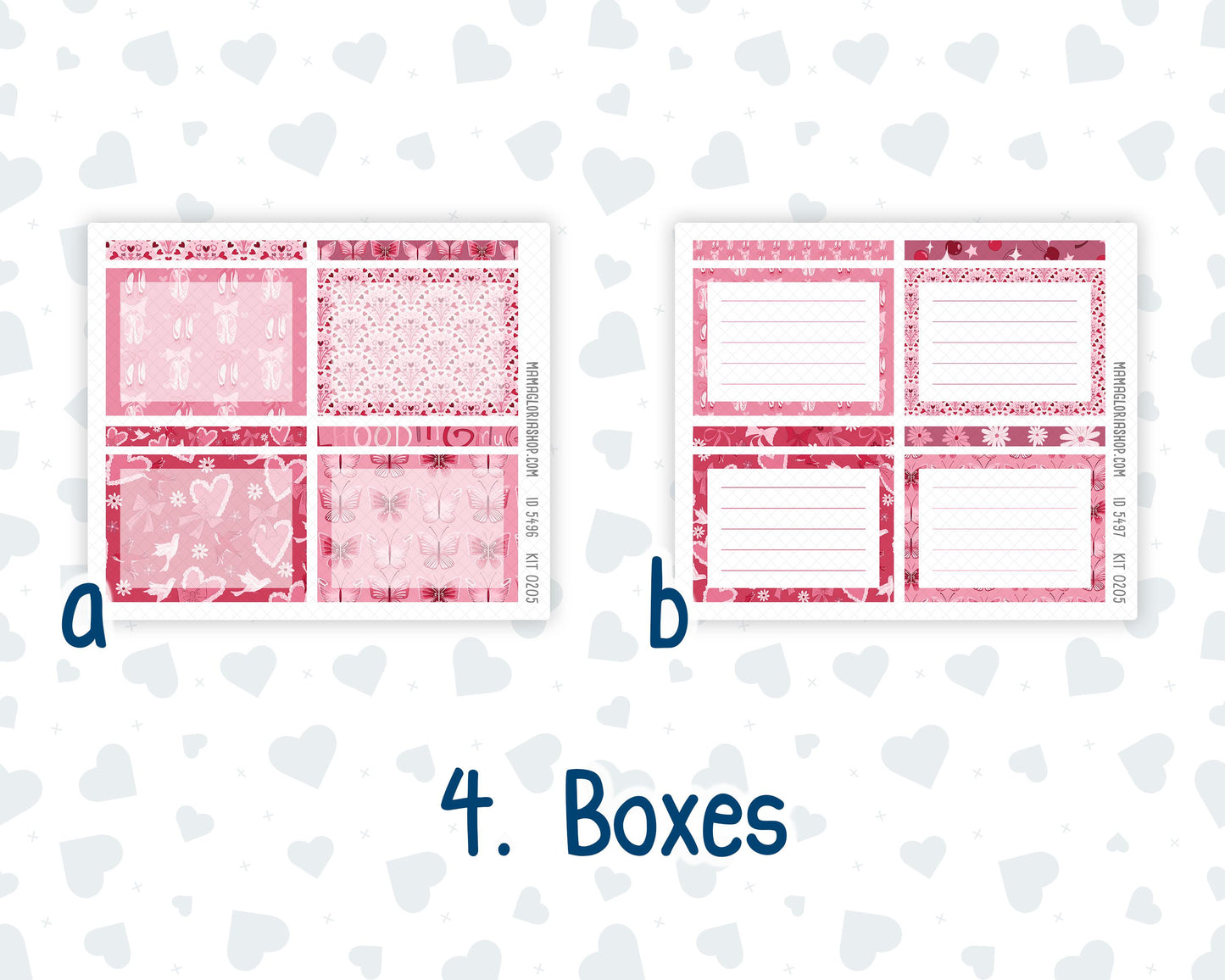 Kit 0205 A5 Plum Paper Daily - Dancer's Heart - Planner -February