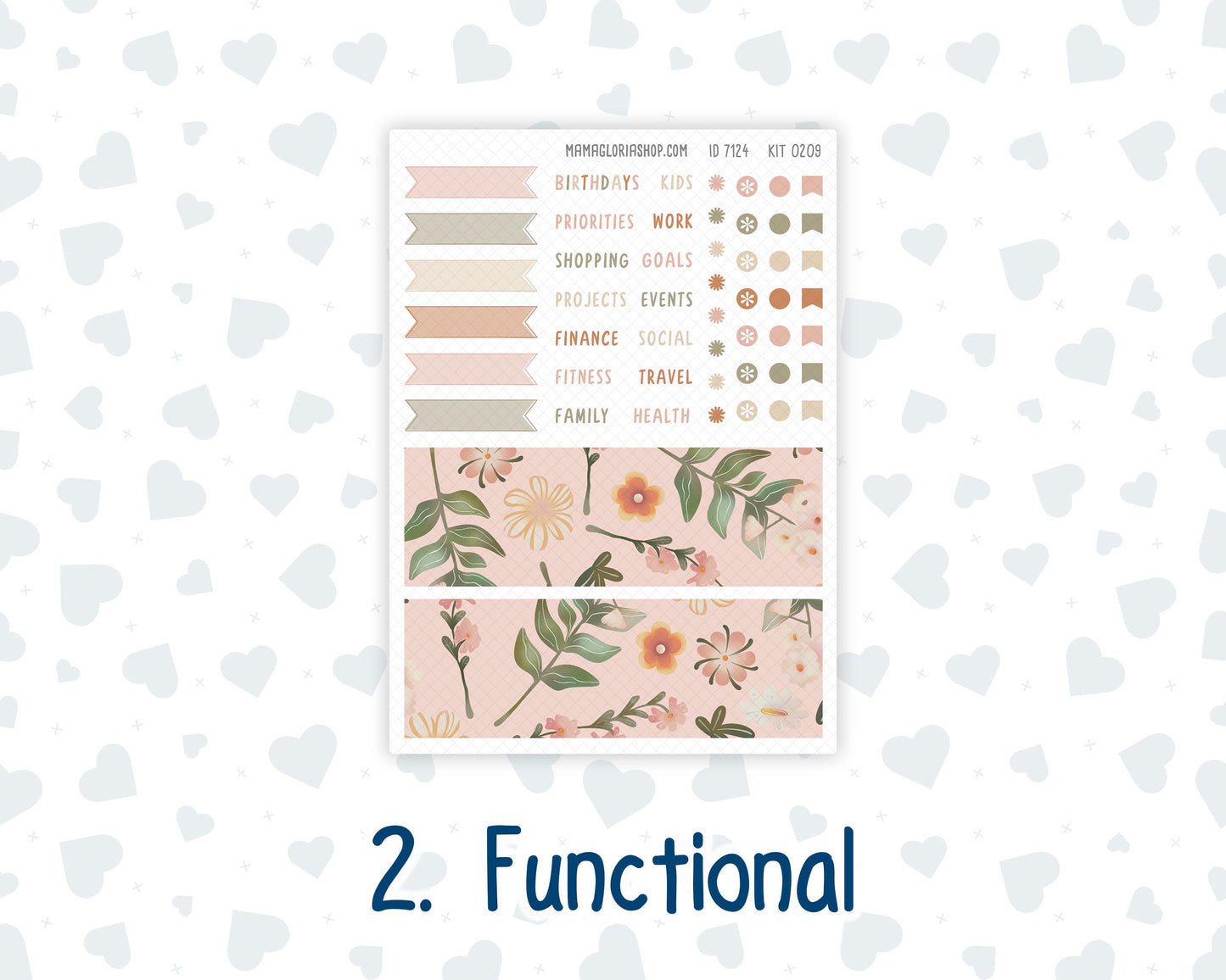 HP - Monthly - Kit 0209- Forest Friends - March- For Classic Happy Planner