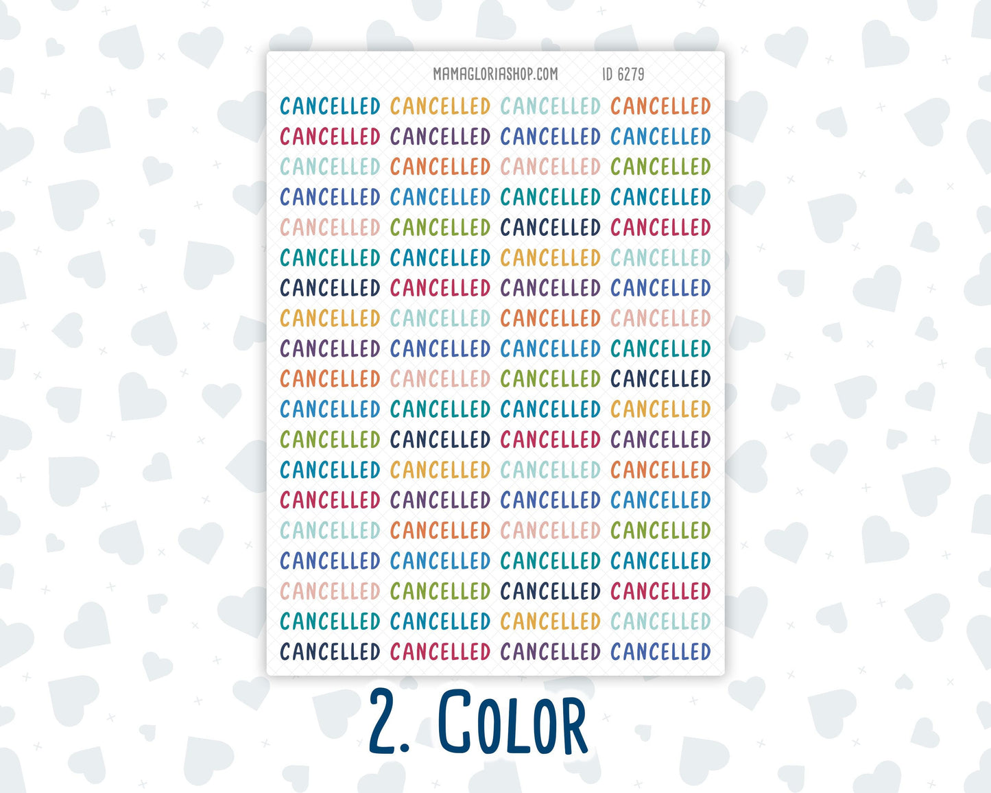 Cancelled - Script Stickers For Planners - Headers
