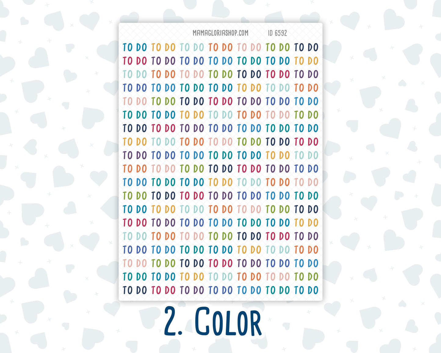 To Do - Script Stickers For Planners - Headers