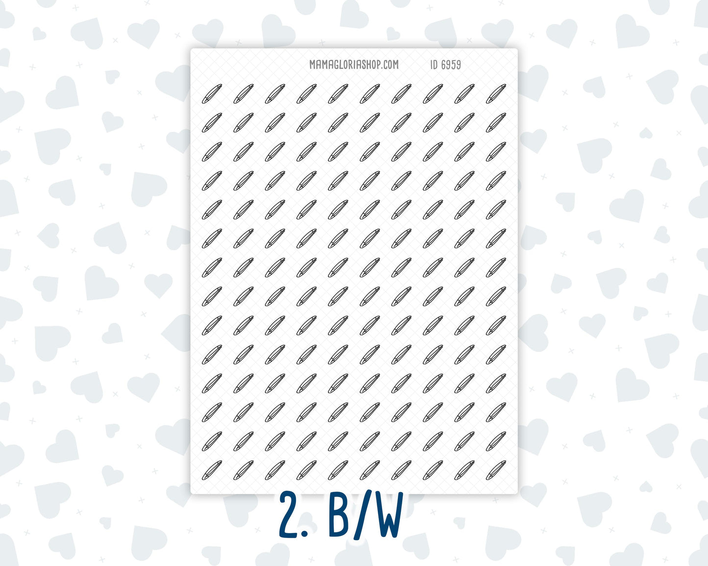 Tweezer - Eyebrow Appt - Doodle Icon-Sticker