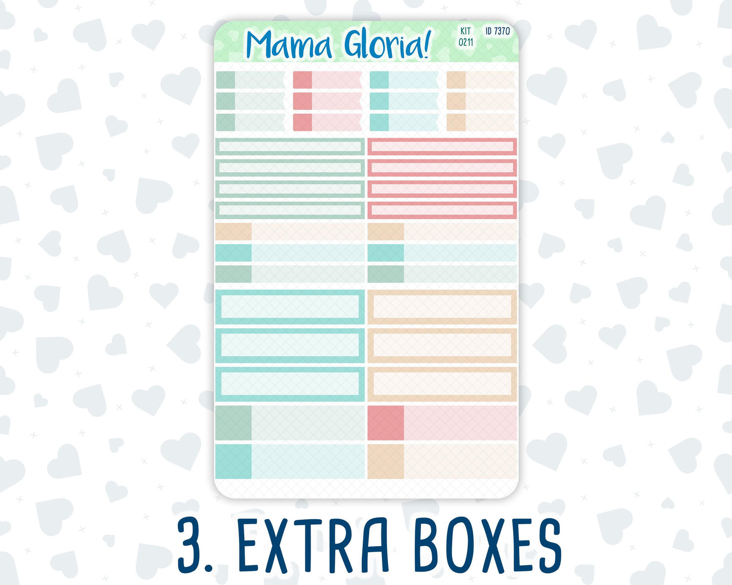 Kit 0211- A5 Compact Vertical -Spring Chores - Weekly - March
