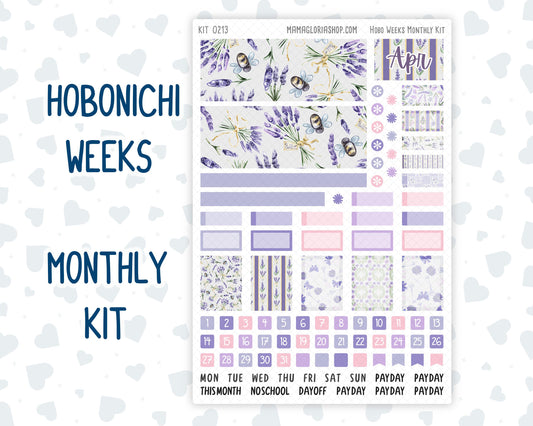 Kit 0213 Hobonichi Weeks – Monthly – Provence - April