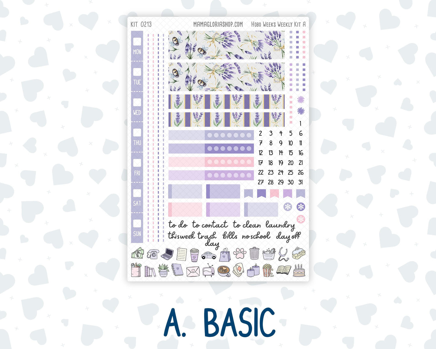 Kit 0213 Hobonichi Weeks – Weekly Kit - Provence - April