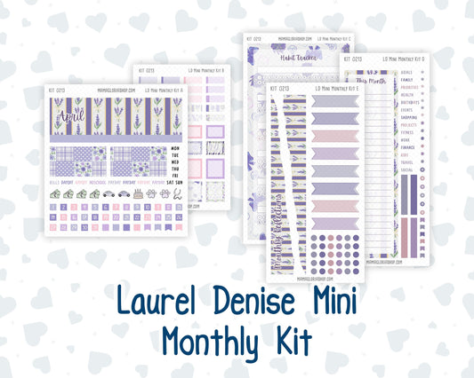 Kit 0213 Laurel Denise Mini Size – Monthly - Provence- April