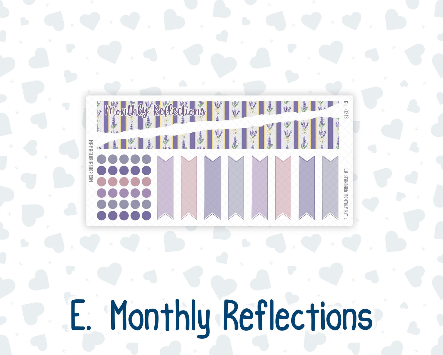 Kit 0213 Laurel Denise Standard Size – Monthly - Provence - April
