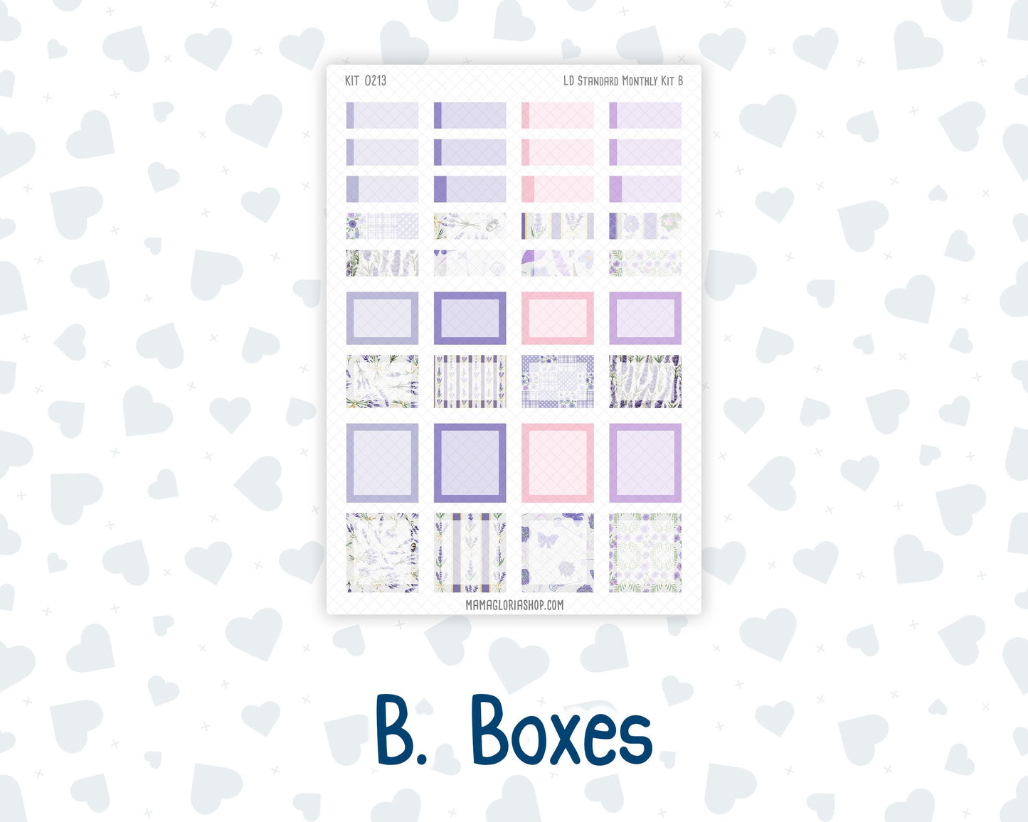 Kit 0213 Laurel Denise Standard Size – Monthly - Provence - April